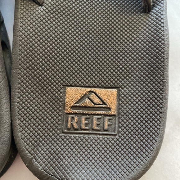 REEF Fanning Men’s Sandal Color Brown/Gum Men’s size 14 surfer Beach Quality - Picture 6 of 8